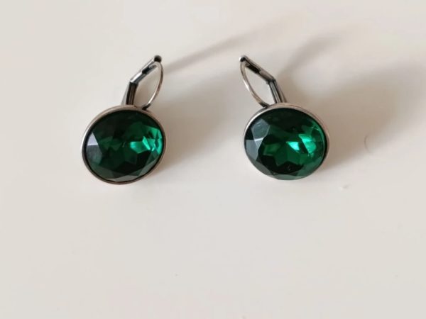 Серьги Изумрудная роскошь