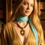 Эксклюзивная подвеска-трансформер с кристаллом золотистого цвета и универсальным креплением от Miglio by NK