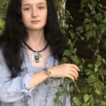 Подвеска с синим кристаллом Swarovski